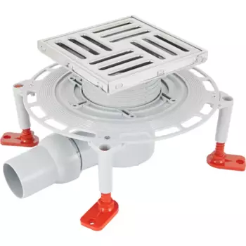 Трап для душа Ани Пласт комбинированный затвор 150x150 мм пластик THZ5612