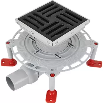 Трап для душа Ани Пласт комбинированный затвор 150x150 мм чугун THZ5616