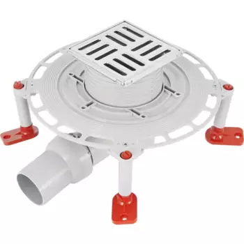 Трап для душа Ани Пласт комбинированный затвор 100x100 мм пластик THZ5602