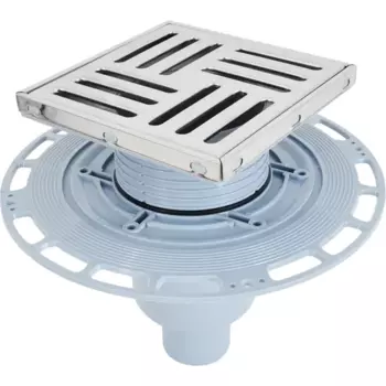 Трап для душа Ани Пласт комбинированный затвор 150x150 мм пластик THZ5712