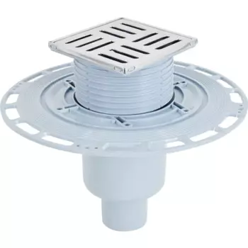 Трап для душа Ани Пласт комбинированный затвор 100x100 мм пластик THZ5702