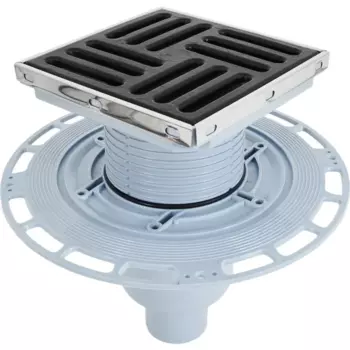 Трап для душа Ани Пласт комбинированный затвор 150x150 мм чугун THZ5716