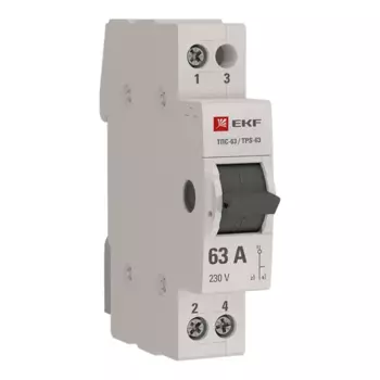 Трехпозиционный переключатель EKF Proxima 1P 63 А