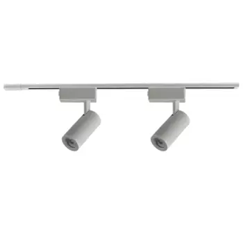 Трековая система освещения Apeyron однофазная накладная прямая цвет белый 8 м2 нейтральный белый свет