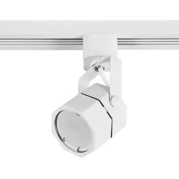 Трековый светильник Jazzway PTR 0315 25 под лампу 50 Вт однофазный цвет белый