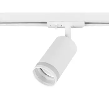 Трековый светильник Jazzway PTR 0330 28 под лампу 50 Вт однофазный цвет белый