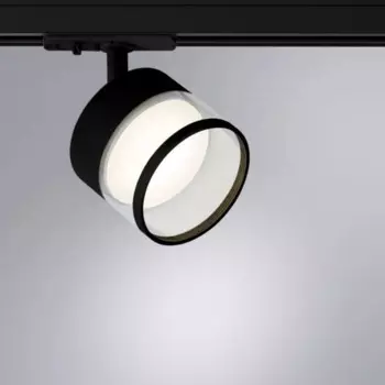 Трековый светильник спот Arte Lamp Faro однофазный цвет черный