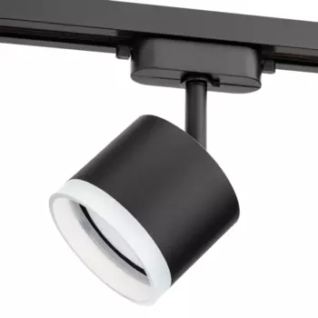 Трековый светильник спот поворотный Ritter Artline 85x70мм под лампу GX53 до 4м металл/пластик цвет чёрный