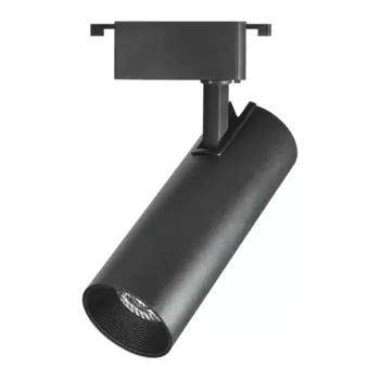 Трековый светильник спот светодиодный Jazzway 20 Вт однофазный 3 м цвет черный