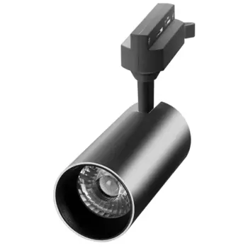 Трековый светильник спот светодиодный Jazzway 32 Вт однофазный 6 м цвет черный