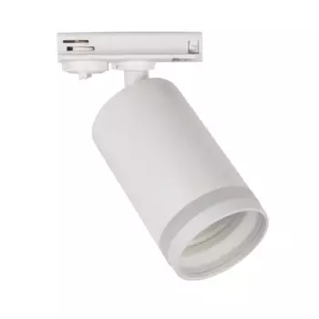 Трековый светильник спот светодиодный Jazzway 38 GU10 15 Вт однофазный 2 м цвет белый