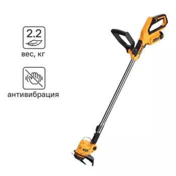 Триммер аккумуляторный Deko DKTR12 12 В 1x1.3 Ач АКБ и ЗУ входит в комплект