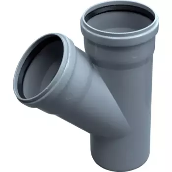 Тройник 110x110 мм 45°