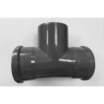 Тройник канализационный 110x110x110/90° мм полипропилен