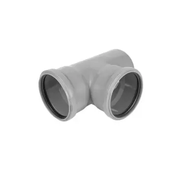 Тройник канализационный Политрон 110/87° полипропилен