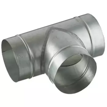 Тройник 150 мм оцинкованный