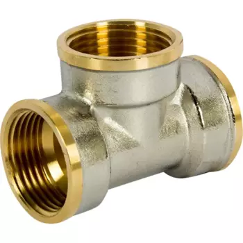 Тройник 1/2"x1/2"x1/2" ВР латунь 027-8891
