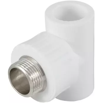 Тройник комбинированный Ростурпласт 25x3/4"x25 мм НР полипропилен