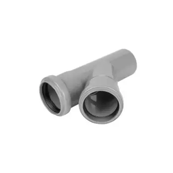 Тройник канализационный Политрон 50/45° полипропилен