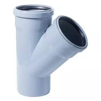 Тройник Дигор 45° 110x110 мм, полипропилен