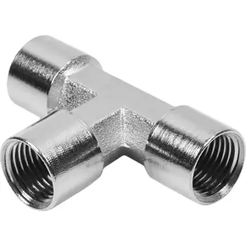 Тройник для компрессора Elitech T - 1/4 FFF