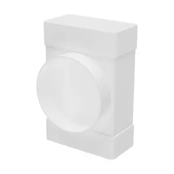 Тройник для плоских воздуховодов Fonet 55x110 мм D100 ммпластик