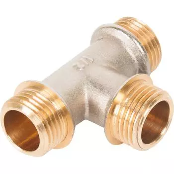 Тройник Equation 1/2"x1/2"x1/2" НР латунь 171208