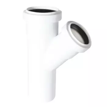 Тройник Equation с шумопоглощением 50x40 мм 45° полипропилен