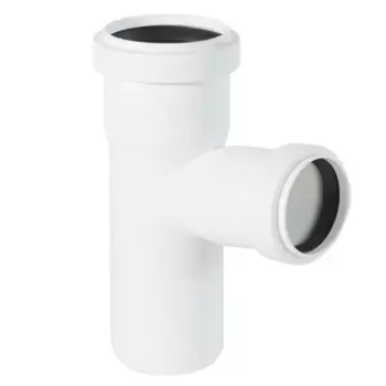 Тройник Equation с шумопоглощением 50x40 мм 87° полипропилен