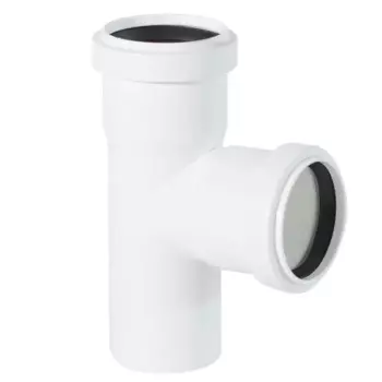 Тройник Equation с шумопоглощением 50x50 мм 87° полипропилен