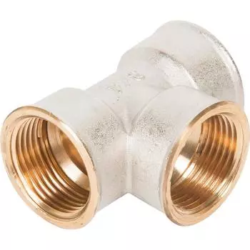 Тройник Equation 3/4"x3/4"x3/4" ВР латунь 171314