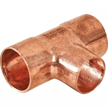 Тройник Hailiang 18x15x18 мм медь