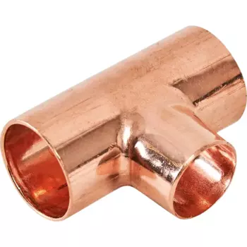 Тройник Hailiang 22x18x22 мм медь