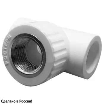 Тройник комбинированный Ростерм 32 мм х 1/2" ВР полипропилен