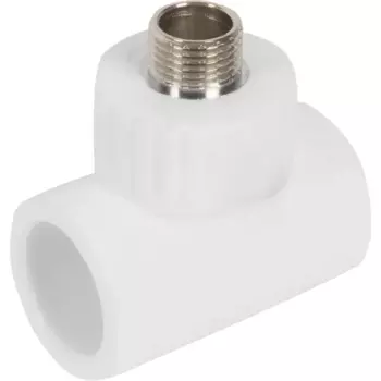 Тройник комбинированный РВК 32x1/2"x32 мм НР ВП полипропилен 020810