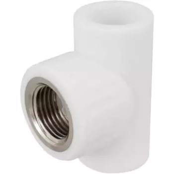 Тройник комбинированный Valfex 20x1/2"x20 мм ВР полипропилен 10127020