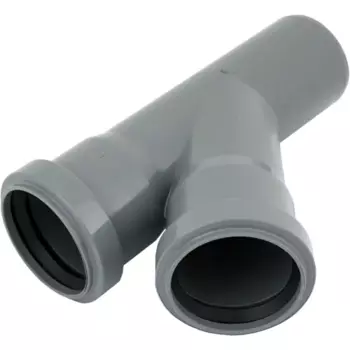 Тройник Контур Стандарт 50x50 мм 45° полипропилен
