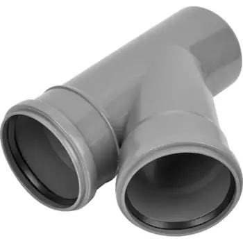 Тройник канализационный Мультимирпласт 110x110/45° мм полипропилен