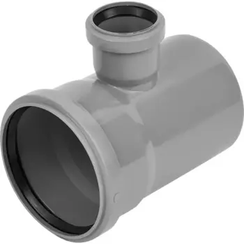 Тройник канализационный Мультимирпласт 110x50/90° мм полипропилен