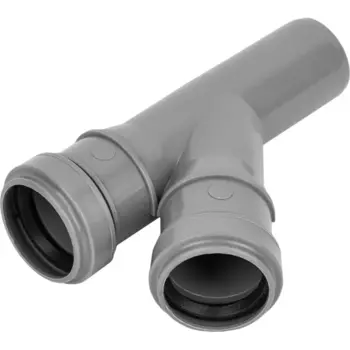 Тройник канализационный Мультимирпласт 32x32/45° мм полипропилен