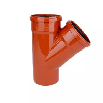 Тройник наружный 45° VDL 110 мм полипропилен