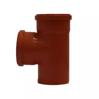 Тройник наружный 87° 110x110 мм