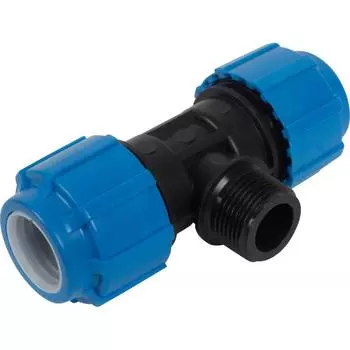 Тройник комбинированный ТПК-Аква 32x1"x32 мм НР полипропилен