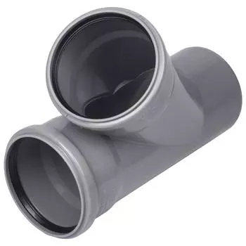 Тройник Политэк 110x110x110/45° полипропилен