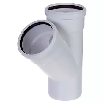 Тройник Equation с шумопоглощением 110x110/45° мм полипропилен