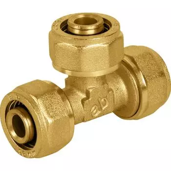 Тройник Aquabeam 16x16x16 мм латунь ABO.331.Y.161616