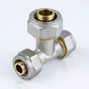 Тройник переходной Aquasfera 20x16x20 мм латунь 027-8760