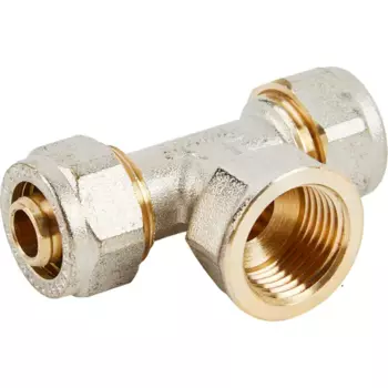 Тройник комбинированный Aquasfera 1/2"x16 мм ВР латунь 027-8768