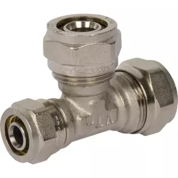 Тройник переходной Valtec 20x20x16 мм латунь VTM.331