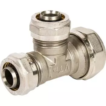 Тройник переходной Valtec 32x26x26 мм латунь VTM.331